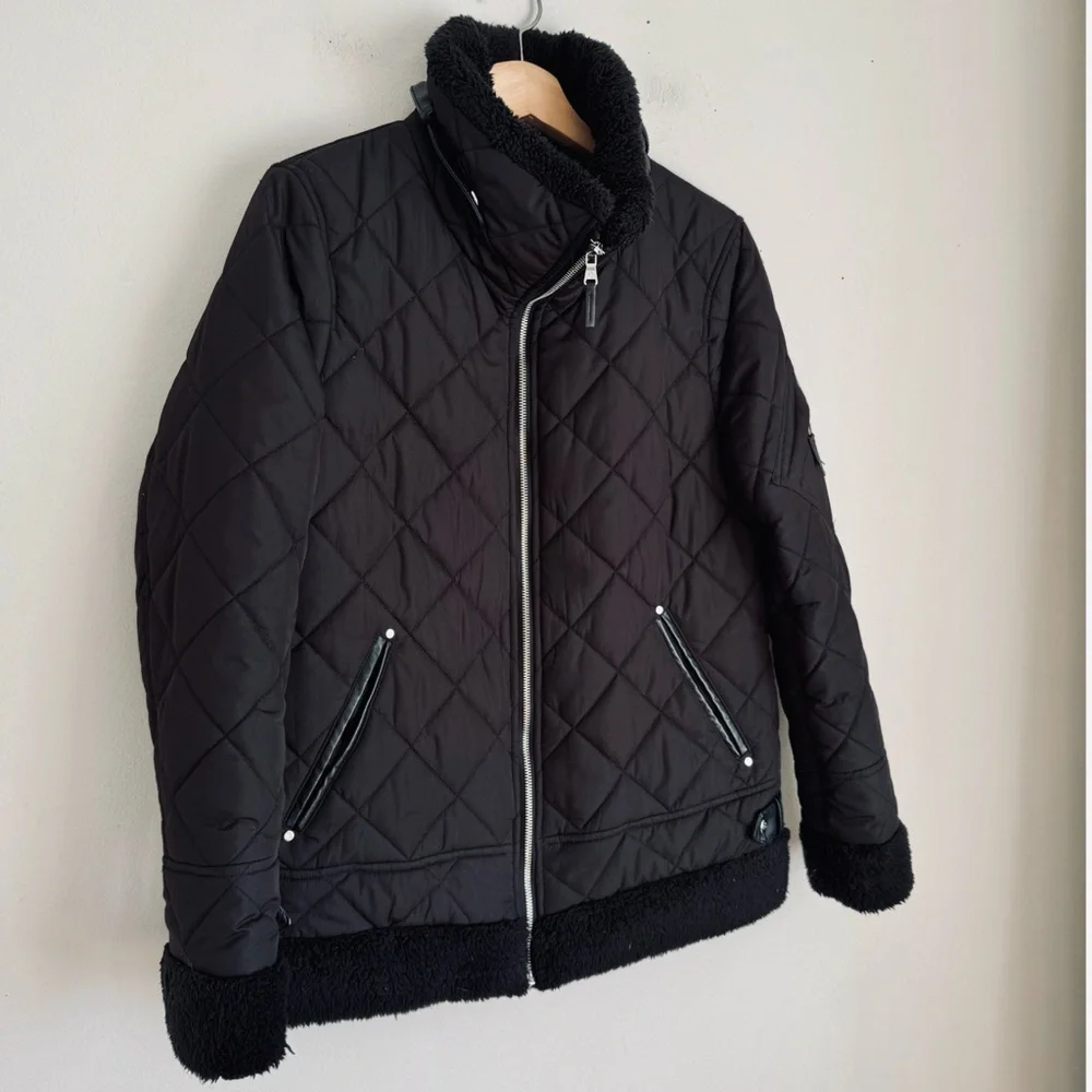 Ralph Lauren Quilted Black Zip-Front Jacket - Picture 7 of 11